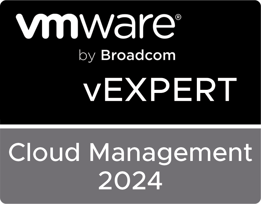 vExpert Cloud-Management badge